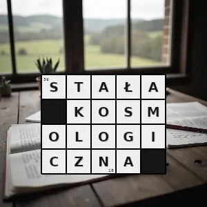 Hasło krzyżówkowe stała zaproponowana przez alberta einsteina jako modyfikacja do jego własnej ogólnej teorii względności mająca pomóc w wyjaśnieniu statycznego modelu wszechświata - stała kosmologiczna – rozwiązanie, synonimy, podpowiedzi i definicje krzyżówkowe